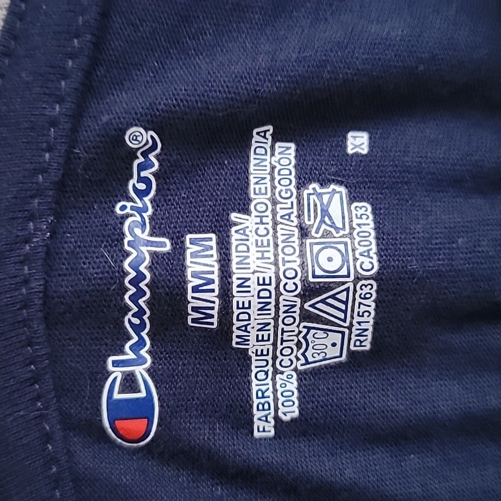 Champion Navy Blue Men's Shirt - Picture 4 of 4
